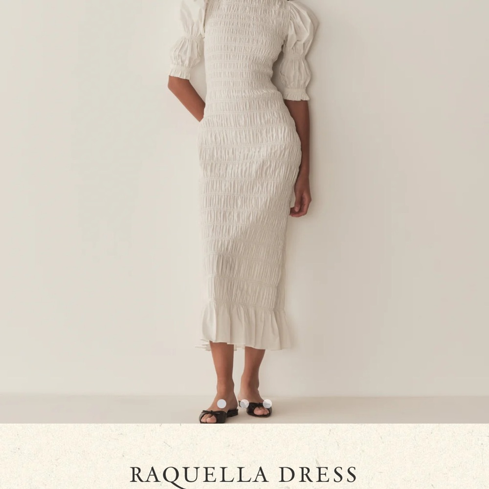 Doen Raquella Ivory Midi Dress